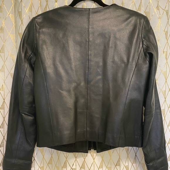 Halogen Colorless Leather Jacket - Picture 4 of 4